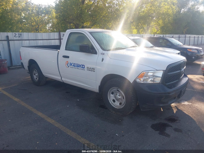 Ram 1500 2017 VIN 3C6JR6DG7HG521378