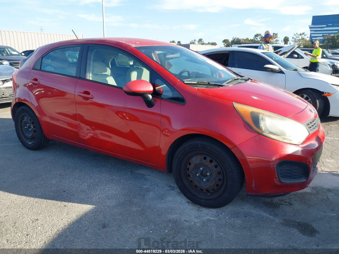 Kia Rio 2013 VIN KNADM5A30D6226714