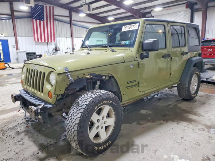 Jeep Wrangler / 2013 VIN 1C4BJWDG9DL623086