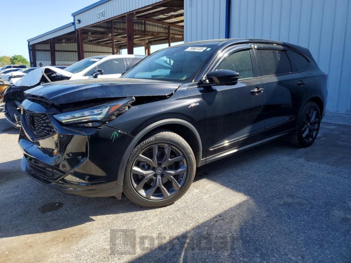Acura Mdx 2023 VIN 5J8YE1H03PL014371