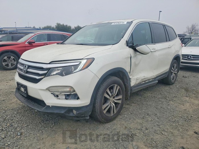 Honda Pilot 2016 VIN 5FNYF6H5XGB020496