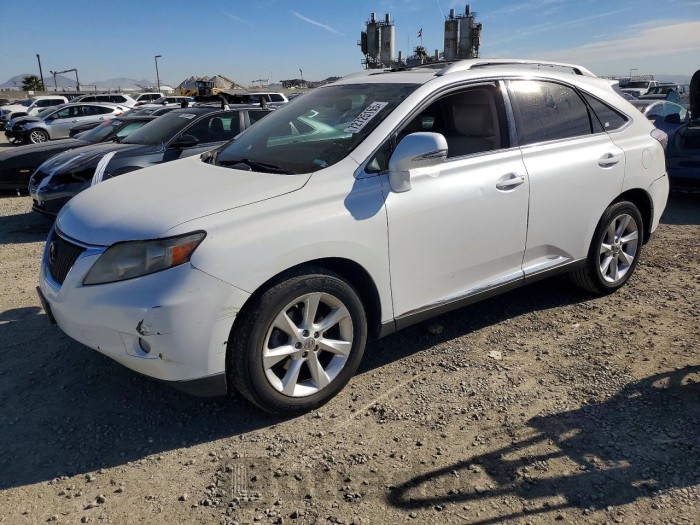 Lexus Rx 2010 VIN 2T2BK1BA5AC063435