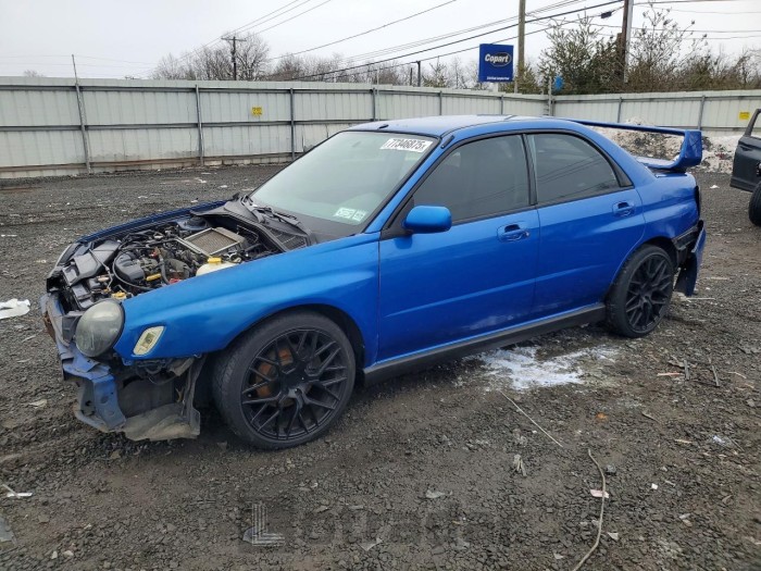 Subaru Wrx 2003 VIN JF1GD29663H512136