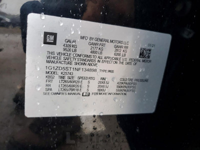 Chevrolet Malibu 2022 1G1ZD5STXNF119817