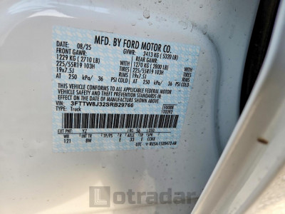Ford Maverick 2025 3FTTW8J32SRB29766