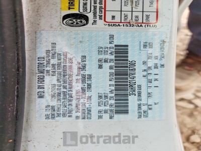 Ford Fusion 2007 3FAHP02147R187005