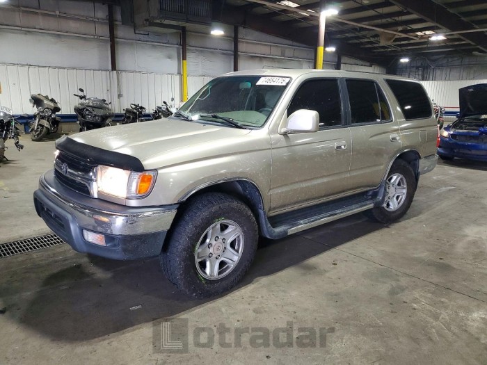 Toyota 4runner 2001 VIN JT3HN86RX19053122