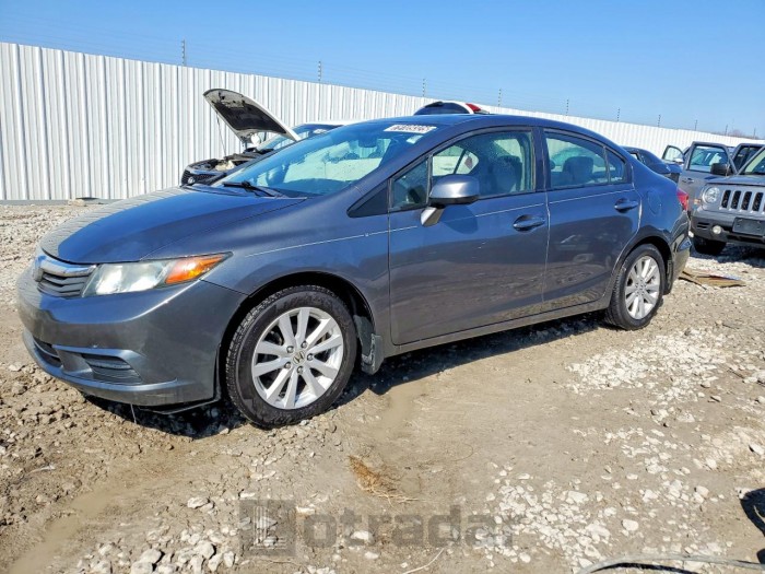 Honda Civic 2012 VIN 19XFB2F85CE059554