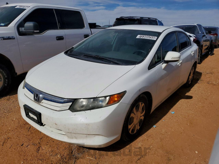 Honda Civic 2012 VIN JHMFB4F27CS000833