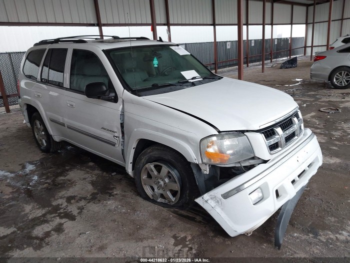 Isuzu Ascender 2008 VIN 4NUDS13S182700158