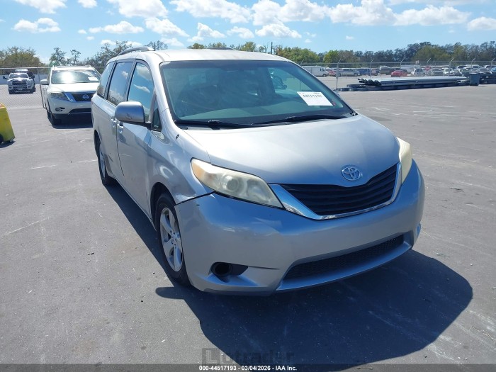Toyota Sienna 2011 VIN 5TDKK3DC6BS175975