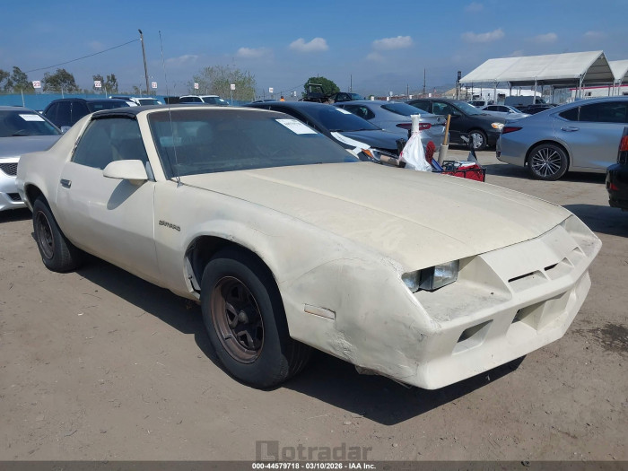 Chevrolet Camaro 1984 VIN 1G1AP87HXEL202305