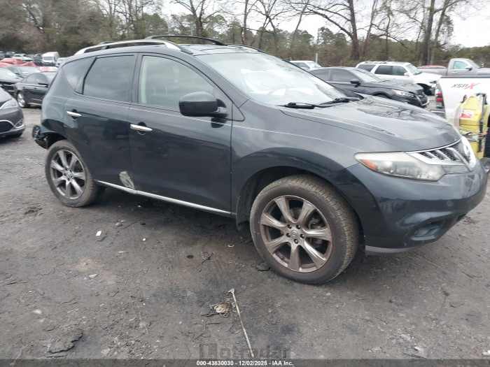 Nissan Murano 2012 VIN JN8AZ1MW7CW209319