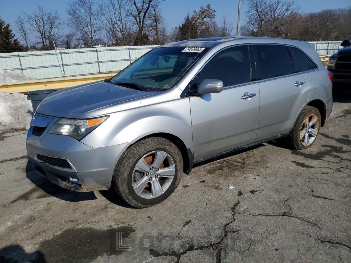 Acura Mdx 2011 VIN 2HNYD2H2XBH506050