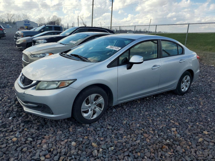 Honda Civic 2013 VIN 19XFB2F54DE062761