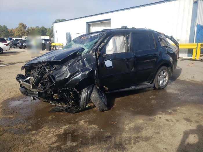 Honda Pilot 2011 VIN 5FNYF3H51BB039526