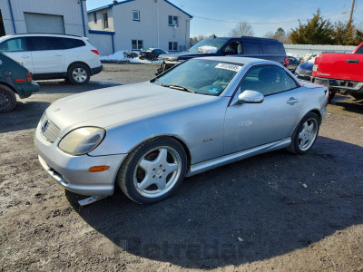 Mercedes-benz Slk-klasse 2001 WDBKK49F81F185462