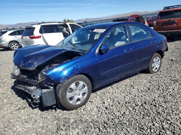 Kia Spectra 2009 VIN KNAFE222295596702