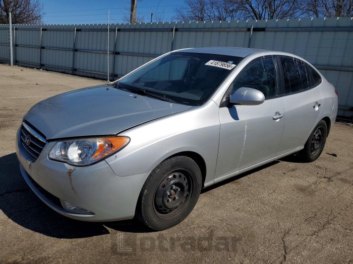 Hyundai Elantra 2009 VIN KMHDU46D59U592164