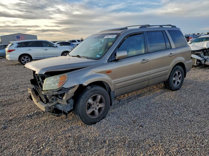 Honda Pilot 2006 VIN 2HKYF18626H525640