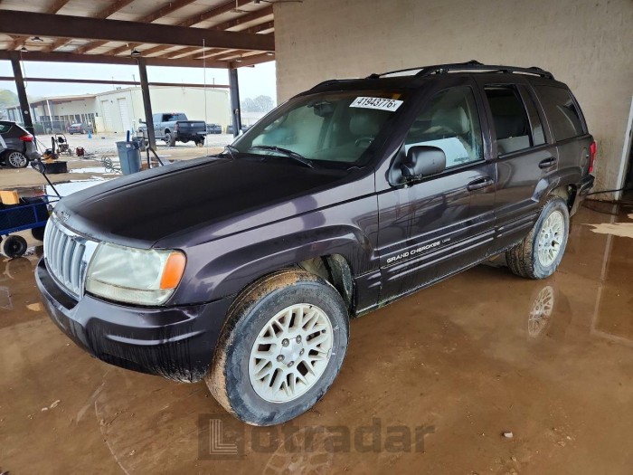 Jeep Grand cherokee 2004 VIN 1J4GW58N04C105307