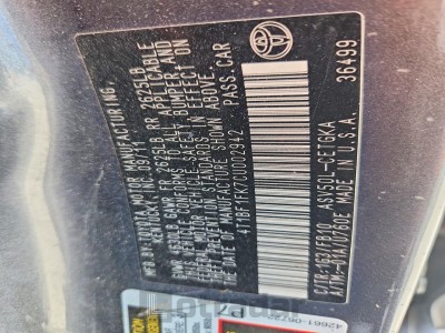 Toyota Camry 2012 4T1BF1FK7CU002942
