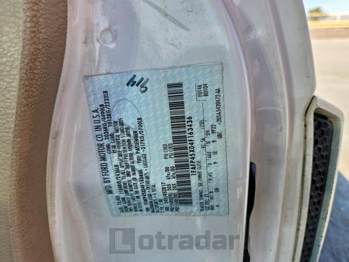 Ford Mustang 2004 VIN 1FAFP45X04F163436