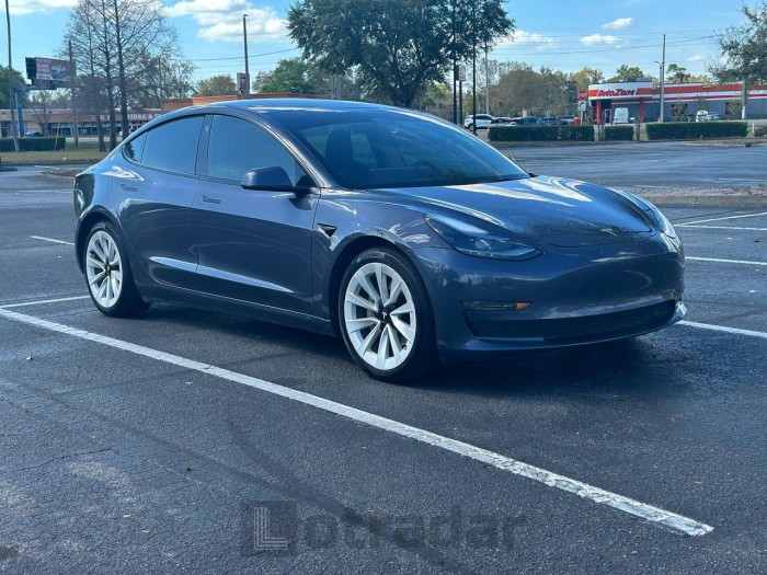 Tesla Model 3 2022 VIN 5YJ3E1EB0NF121747