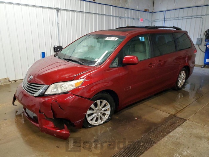 Toyota Sienna 2011 VIN 5TDYK3DC2BS117761