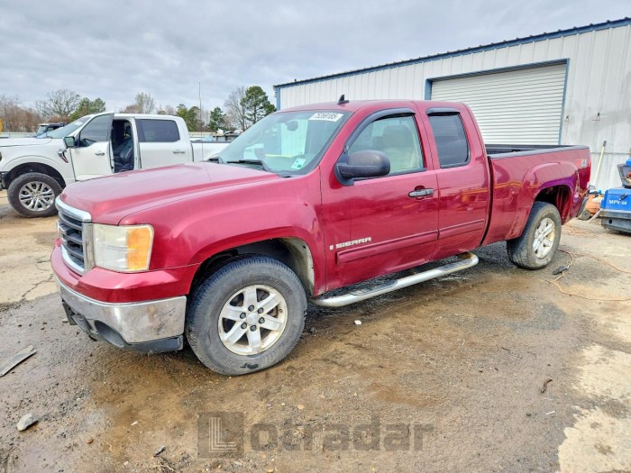 Gmc SIERRA 2007 VIN 1GTEK19J17Z622744