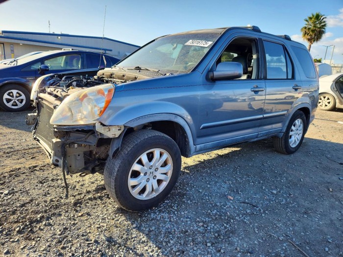 Honda Cr-v 2005 VIN JHLRD78975C049258