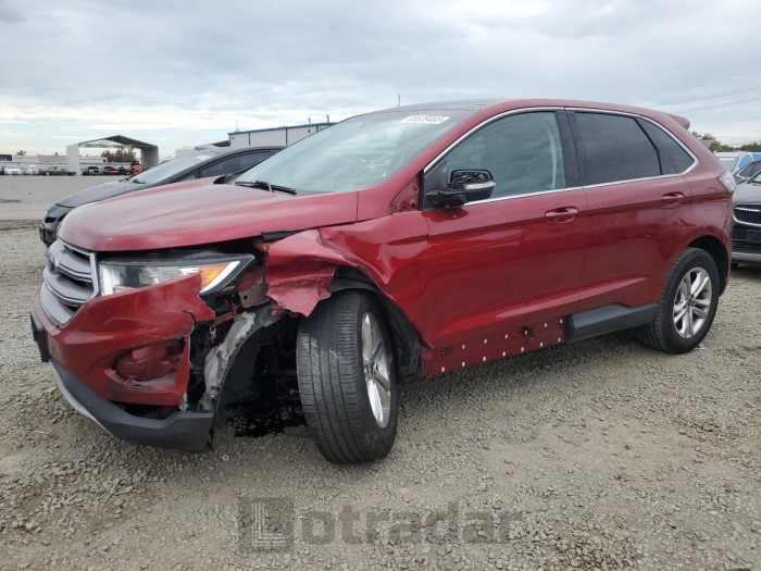 Ford Edge 2016 VIN 2FMPK3J94GBC11875