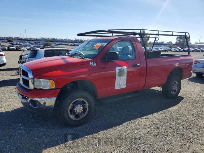 Dodge Ram 2005 VIN 3D7KS26C75G827891