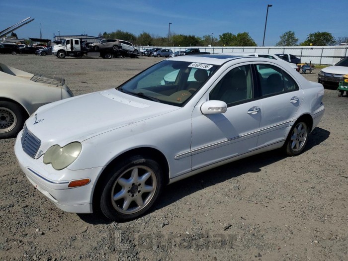 Mercedes-benz C-klasse 2001 VIN WDBRF64J21E000791