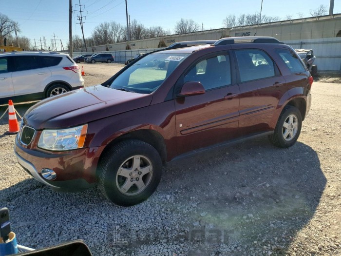 Pontiac Torrent 2008 VIN 2CKDL33F886048514