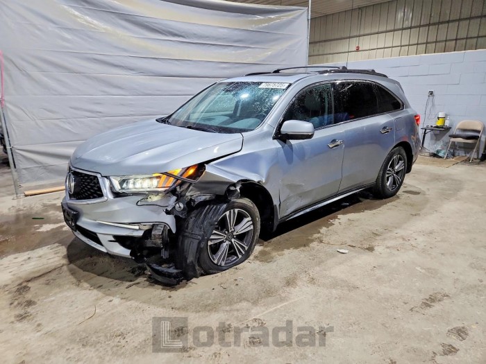 Acura Mdx 2017 VIN 5J8YD4H33HL005427