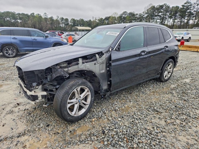 BMW X3 2021 VIN 5UXTY3C09M9D75696