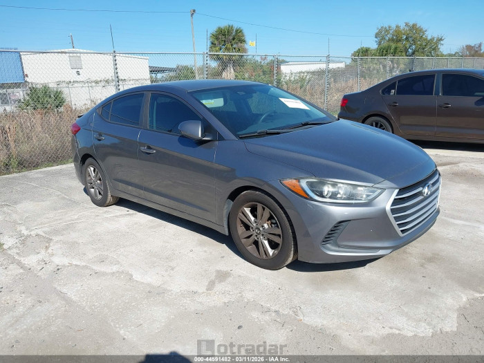 Hyundai Elantra 2018 VIN 5NPD84LFXJH376629