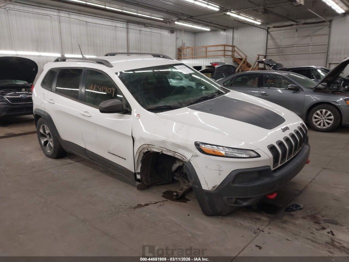 Jeep Cherokee 2016 VIN 1C4PJMBS8GW109735