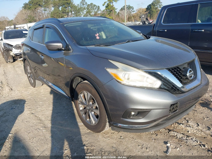 Nissan Murano 2016 VIN 5N1AZ2MG0GN165326
