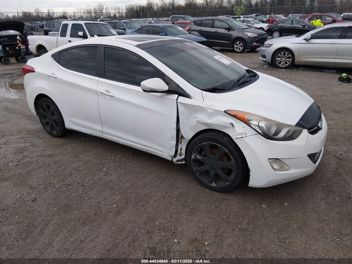 Hyundai Elantra 2012 VIN 5NPDH4AE0CH107536