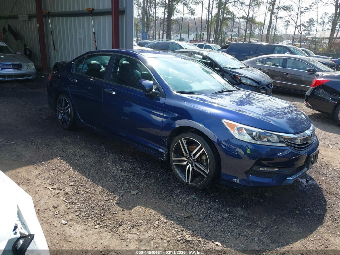 Honda Accord 2016 VIN 1HGCR2F55GA055020