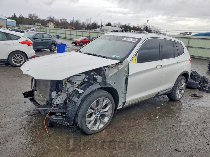 BMW X3 2016 VIN 5UXWX7C52G0S17015