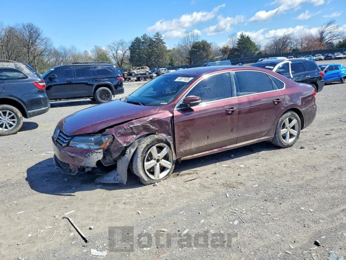 Volkswagen Passat 2013 VIN 1VWBP7A39DC096542