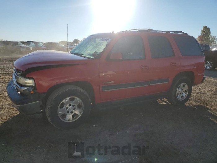 Chevrolet Tahoe 2002 VIN 1GNEC13Z52R206174