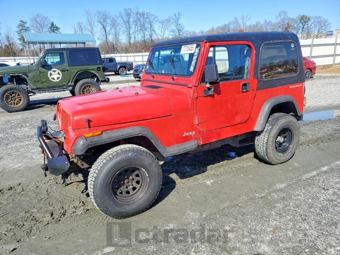 Jeep Wrangler / 1995 VIN 1J4FY19P9SP321127