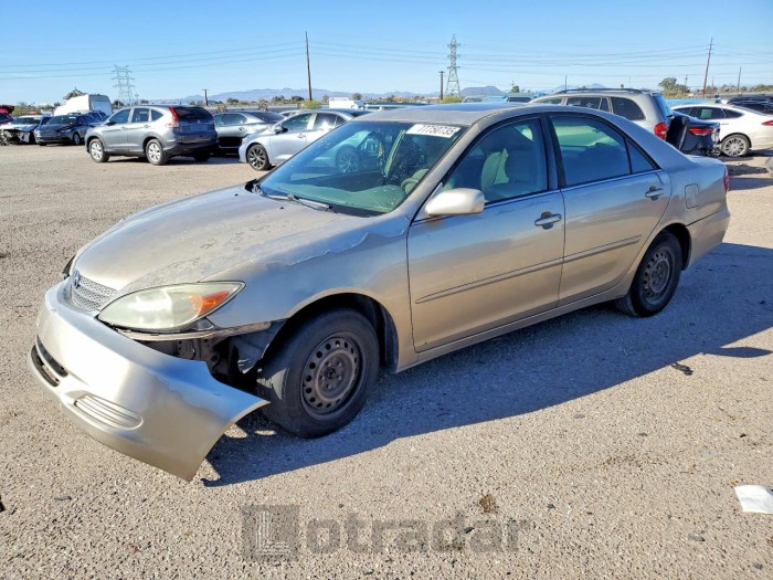 Toyota Camry 2002 VIN JTDBE32K420112507
