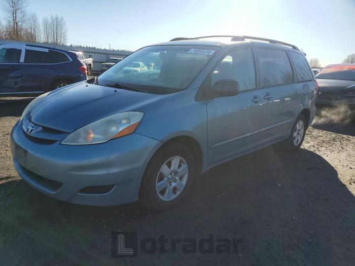 Toyota Sienna 2006 VIN 5TDZA23C76S401900