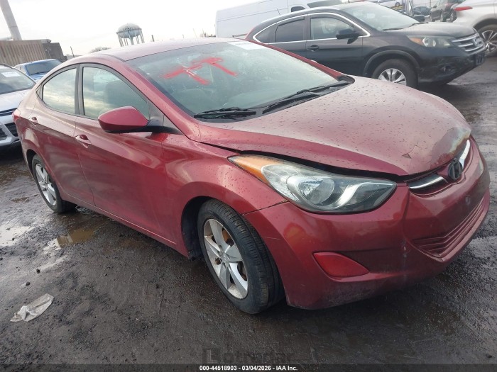 Hyundai Elantra 2013 VIN 5NPDH4AE1DH256894
