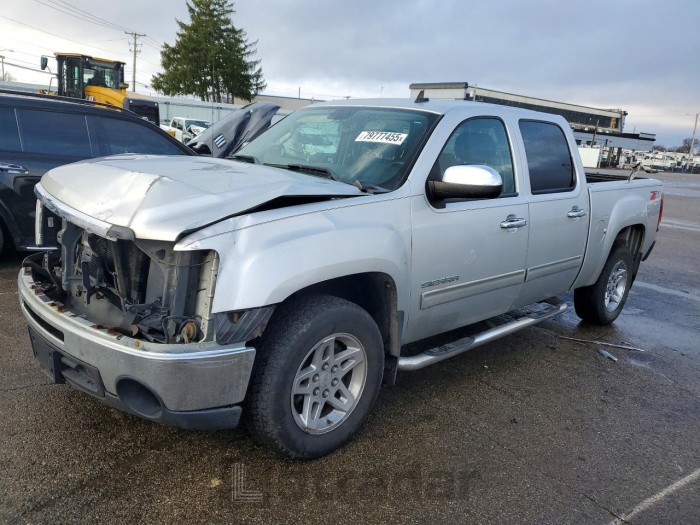Gmc SIERRA 2011 VIN 3GTP1VE08BG217652